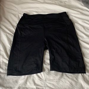 Tight high waisted biker shorts